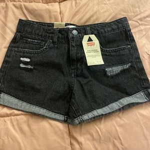 Girlfriend shorty short shorts, size 12 regular